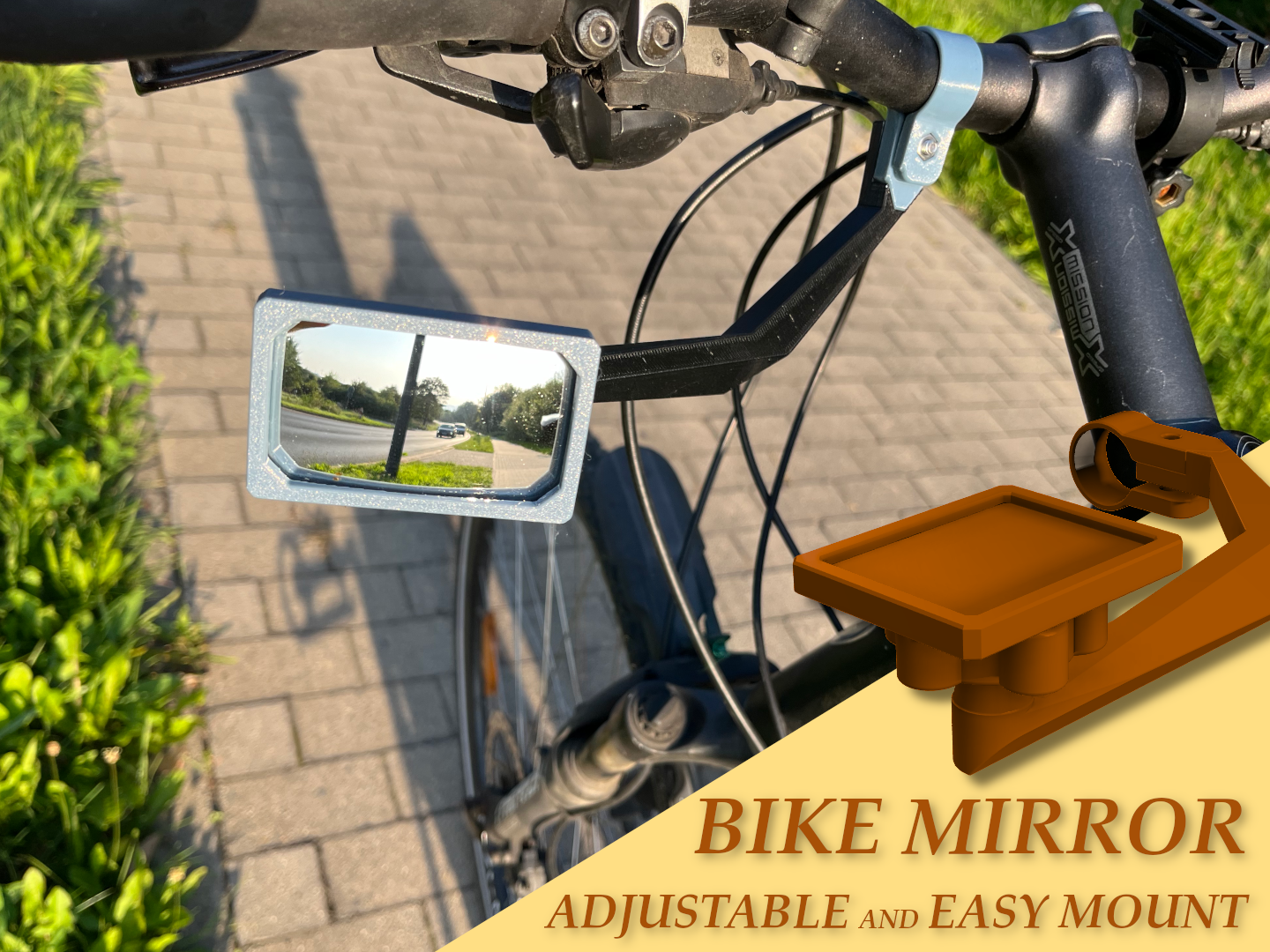 Adjustable Bike Mirror