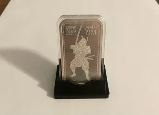 1 oz Gold or Silver Bar Display Stand