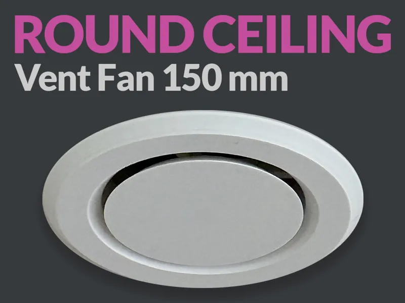 Round Ceiling Vent Fan Ø150 mm