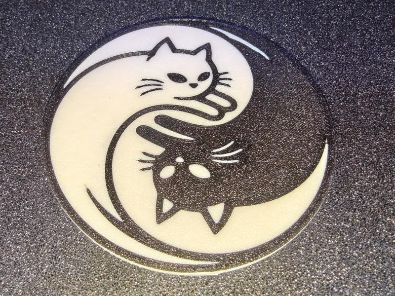 Cat Coaster ~78 mm