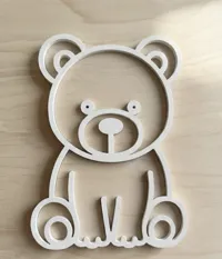 MINI | Bear Outline Wall Decor | plain version
