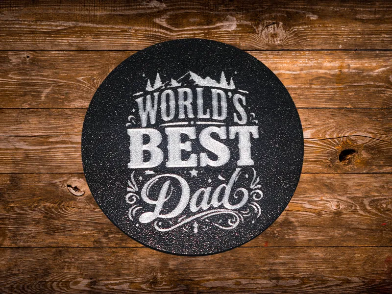 World's Best Dad Coaster - Father's Day Gift