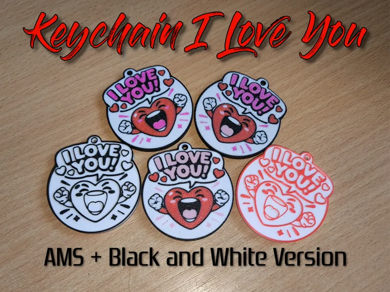 I Love You - Keychain Valentine's Day gift