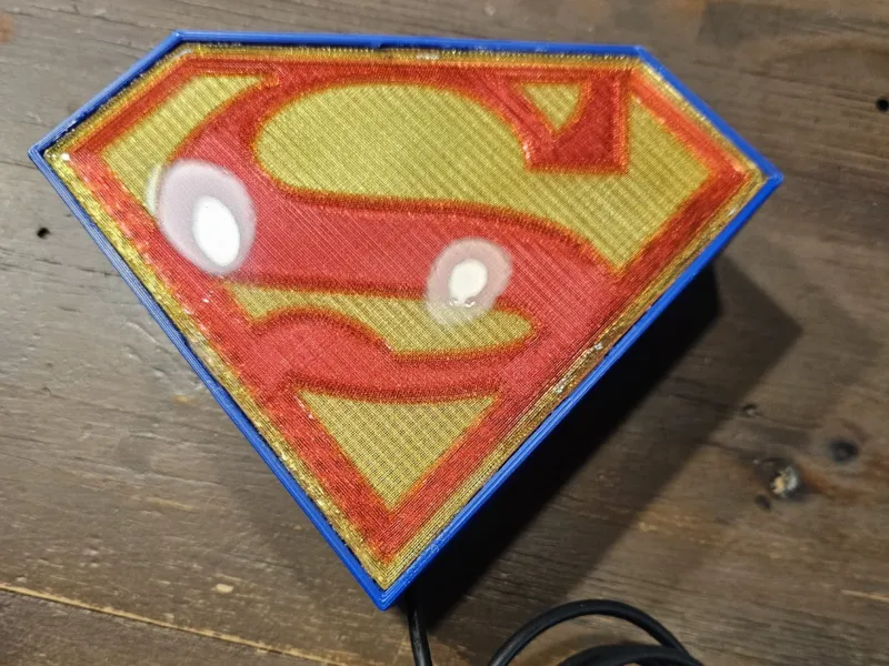 Superman Uhren halter , ladestation