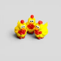 3 balloon hens