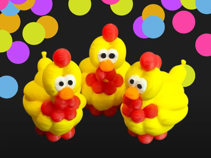 A Brood of Balloon Chicks - Balloon Flock