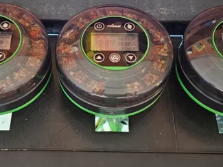 Aquarium Feeder Mounting Cover