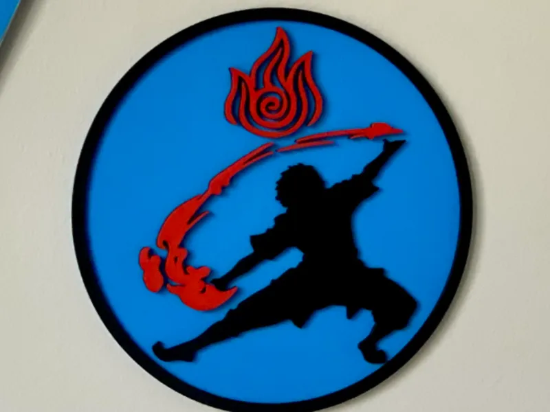 Zuko FireBending Wall Art