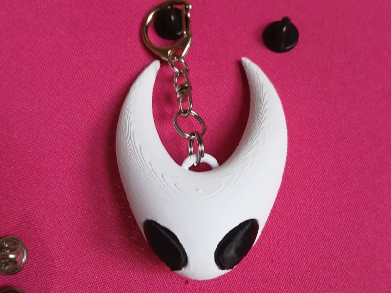MULTIPART Hornet silksong Hollow Knight keychain 
