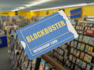 Tap-To-Pay Blockbuster Membership Card