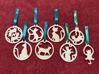 Christmas ornaments with CATS