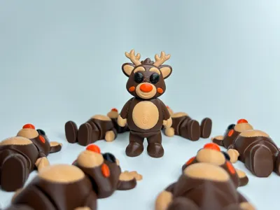Flexi Christmas Reindeer Rudolph