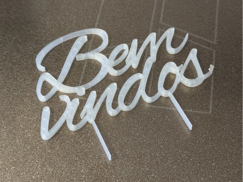 Cake Topper - "Bem Vindos"