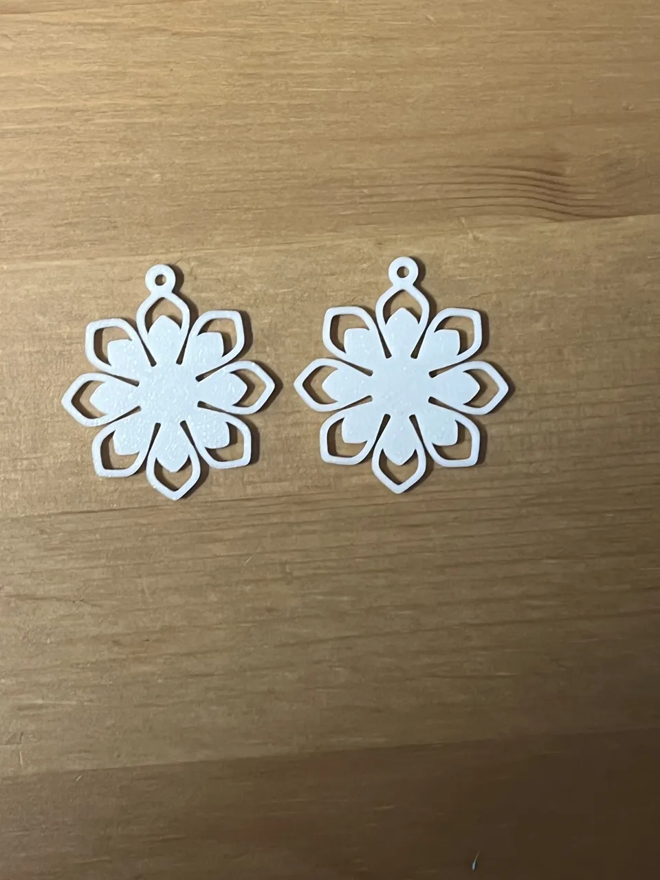 flower earrings view 2