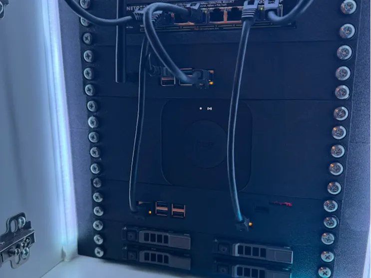 10-Inch Rack Insert – Network Switch Holder