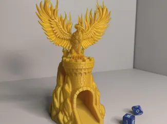 Pheonix Dice Tower - GET 300 Models PATREON
