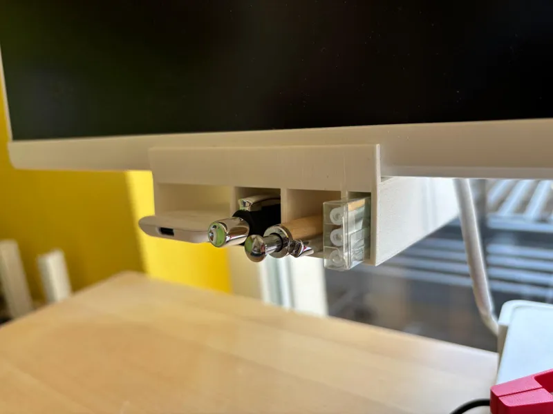Monitor Pen Holder | Organizer + Remote Slot 