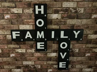 Modular Wall-Mounted Scrabble Letter System