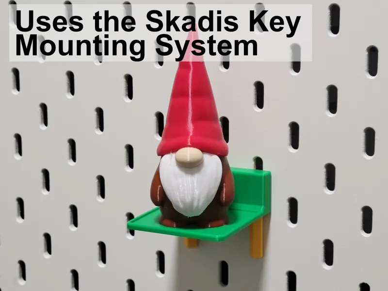 Skadis Mini Shelf (Gnome not included)