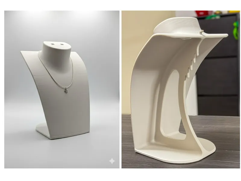 Necklace Holder Bust for Exhibition