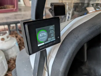 Club Car Lithium Battery Monitor Mount