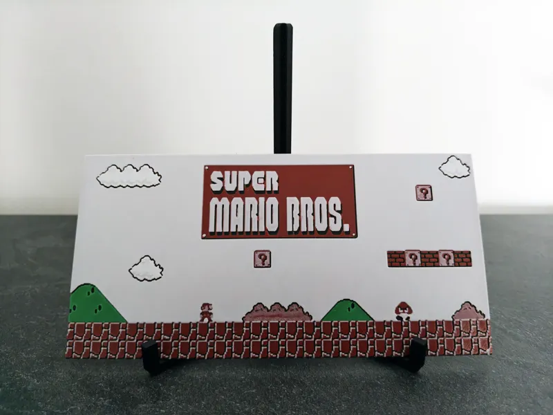 Hueforge Super Mario Bros Level 1 Nintendo 