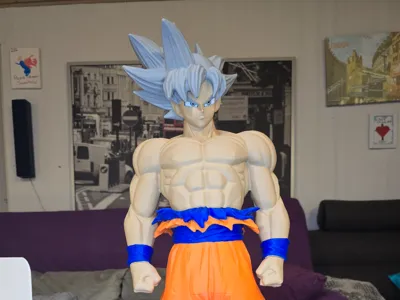 Son Goku Ultra Instinct 70 cm full-color print 