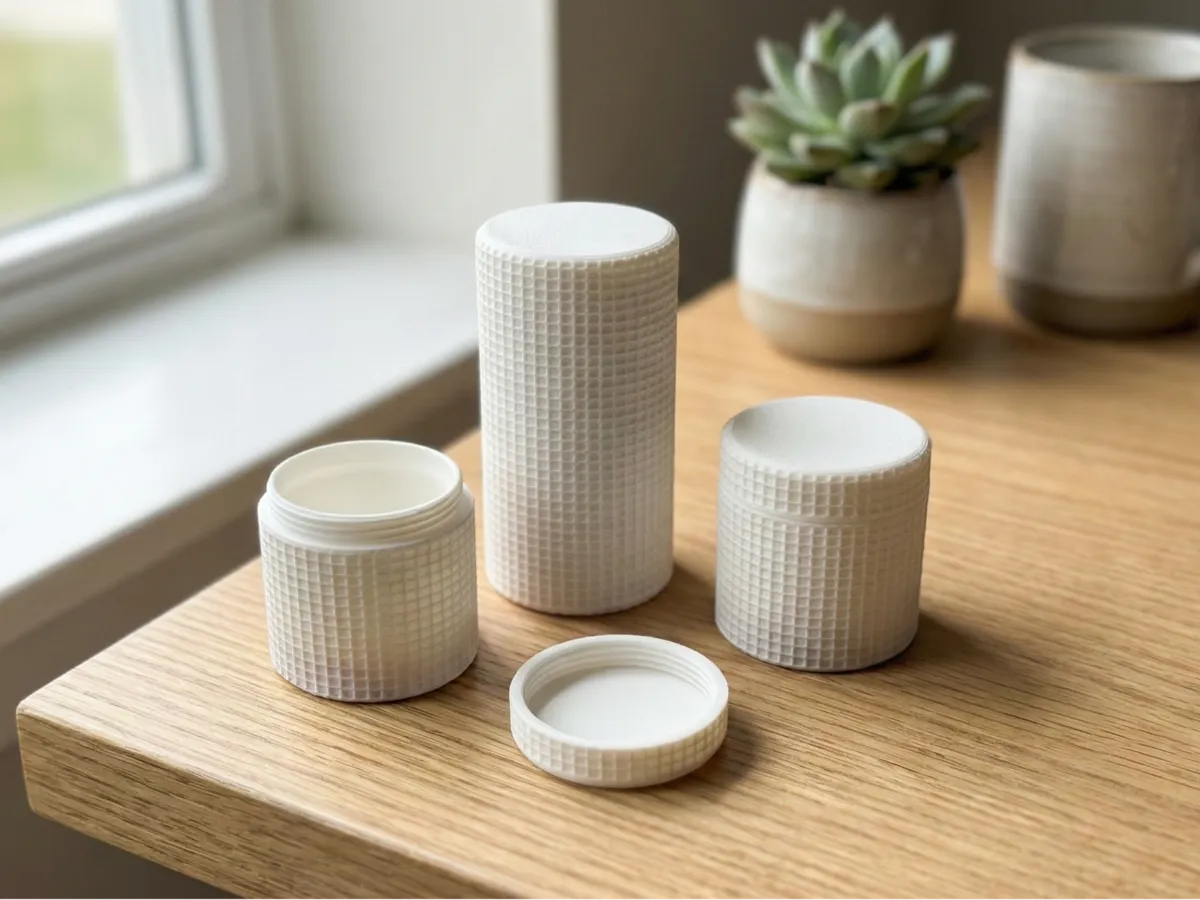 Modu-Pod40: Modular Textured Supplement Containers - Free 3D Print ...