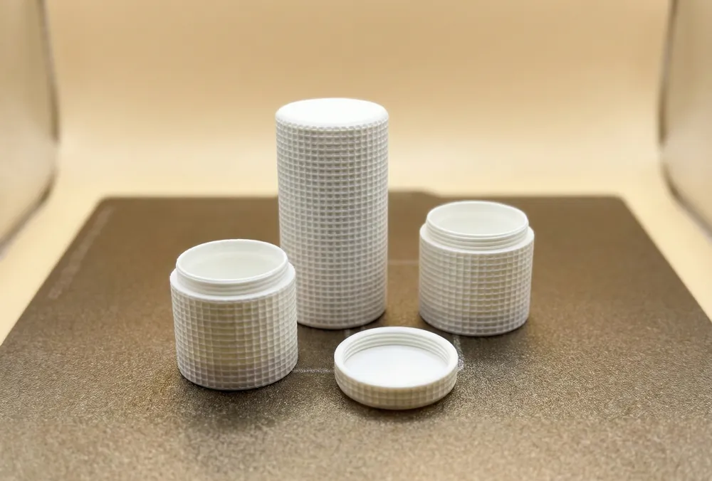Modu-Pod40: Modular Textured Supplement Containers - Free 3D Print ...