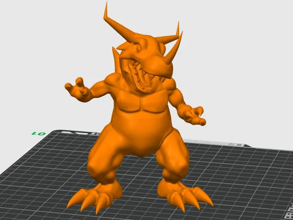 Figurine Greymon — Digimon