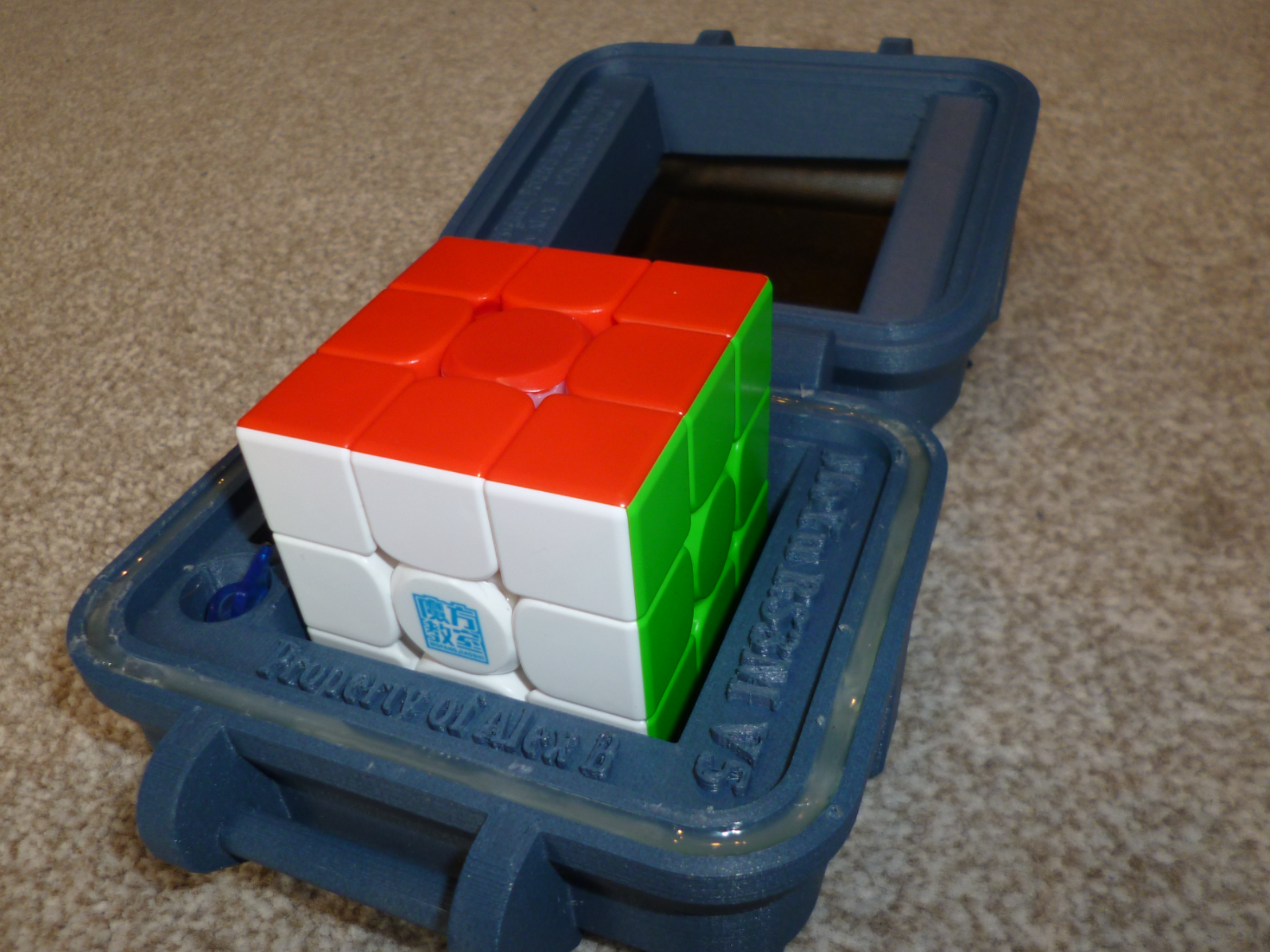 Rugged Rubik's cube box