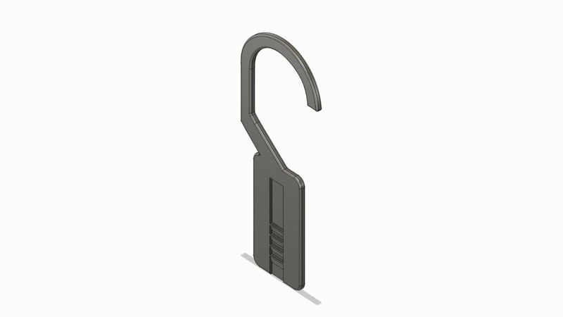 Double Sided Ratchet Belt Hanger