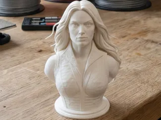 Camila Mendes Teela He-man Bust 3D Print Model 6