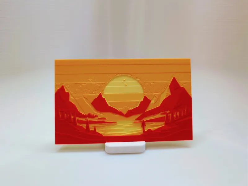 Chroma Canvas Mountain Sunset