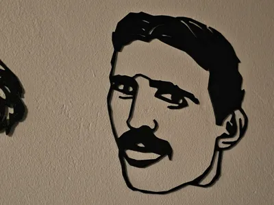Nikola/Nicolas Tesla - Wall Art - Art mural