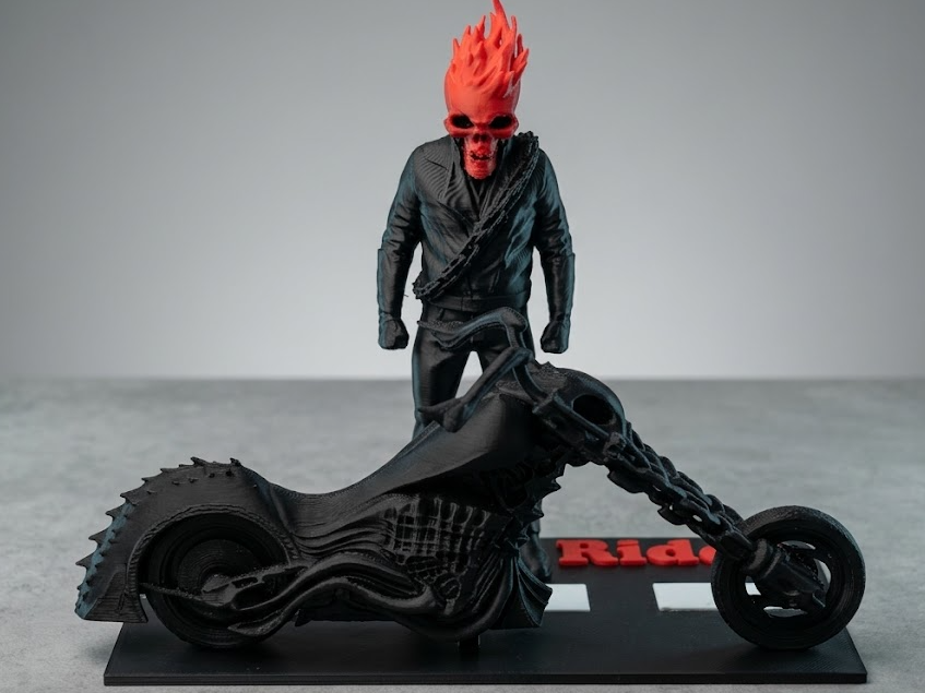 Ghost Rider Diorama - Figure & Motorcycle Set