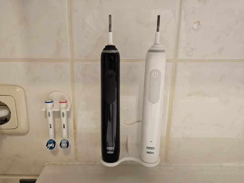 toothbrush holder with flexible peg (from 1 to 6)