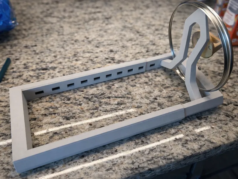 Pots Pans Lid Holder Adjustable Size