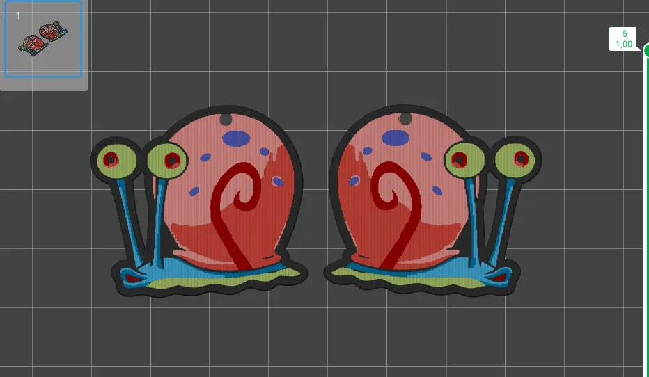 PENDIENTES DE GARY SERIE DE BOB ESPONJA view 3