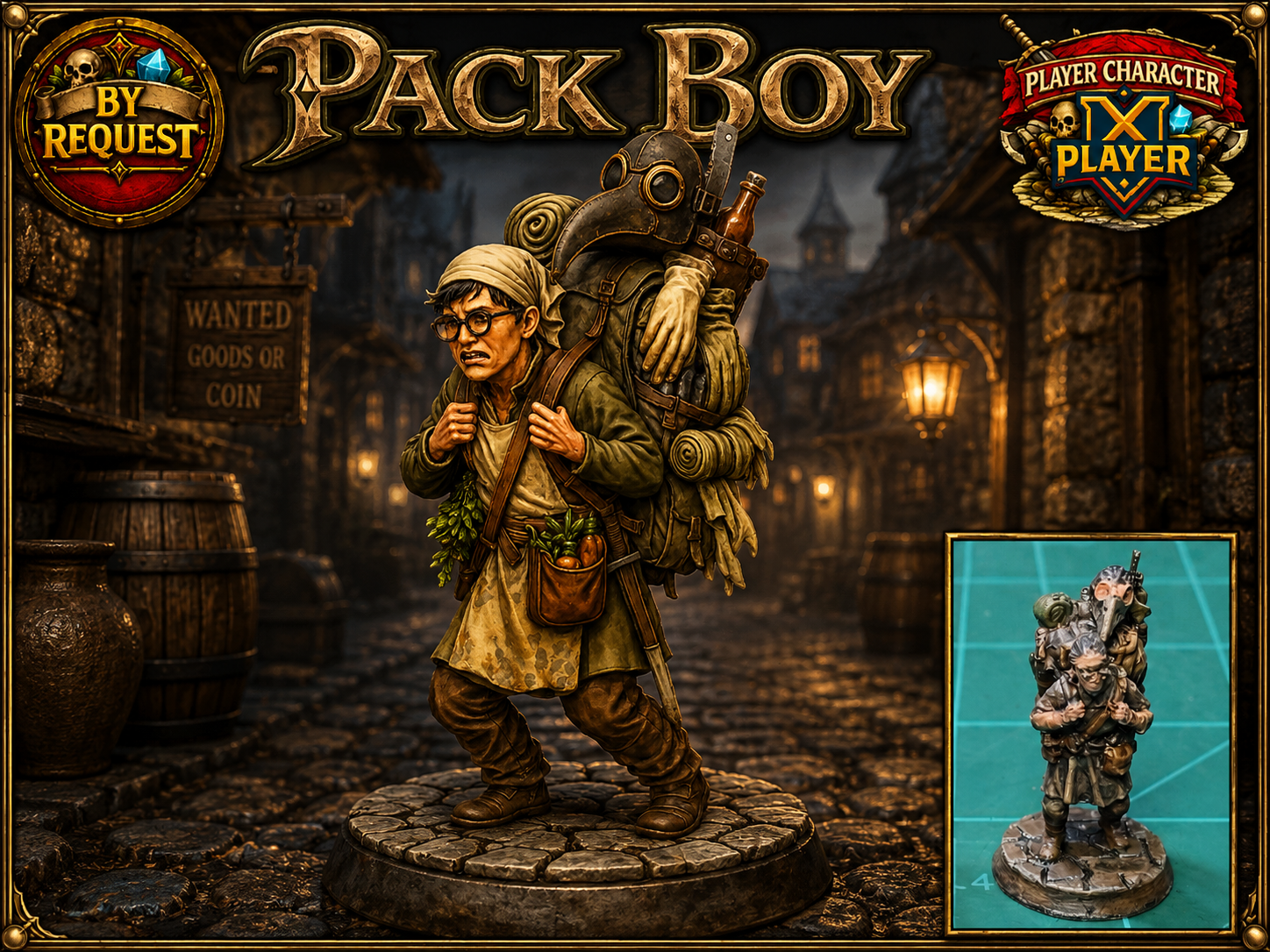 Pack Boy Apprentice Healer: DnD D&D PF Mini