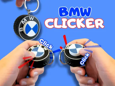 BMW Wheel Clicker Fidget Toy