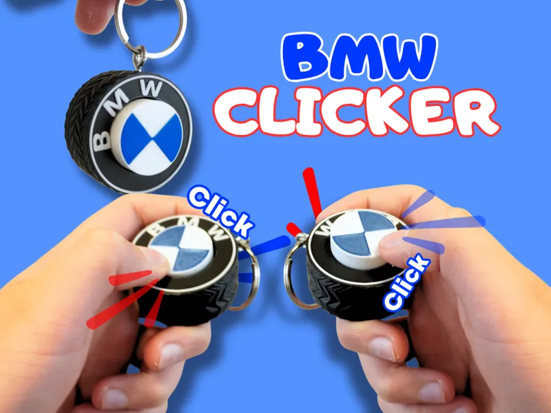 BMW Wheel Clicker Fidget Toy