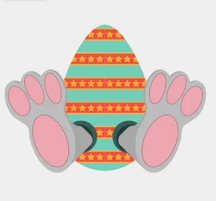 复活节兔子（easter bunny)