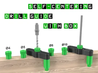 Self-centering drill guide