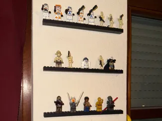 L€GO-Compatible Wall Shelves