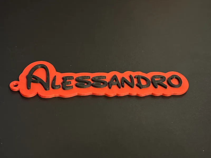 Portachiavi Alessandro  font Disney
