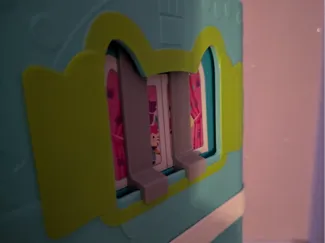 Gabby's Dollhouse adapter for old rooms