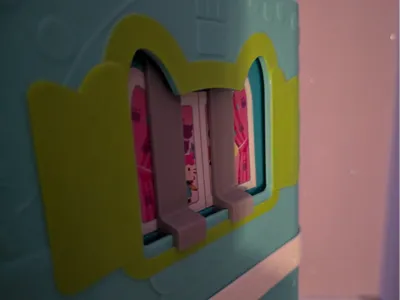 Gabby's Dollhouse adapter for old rooms