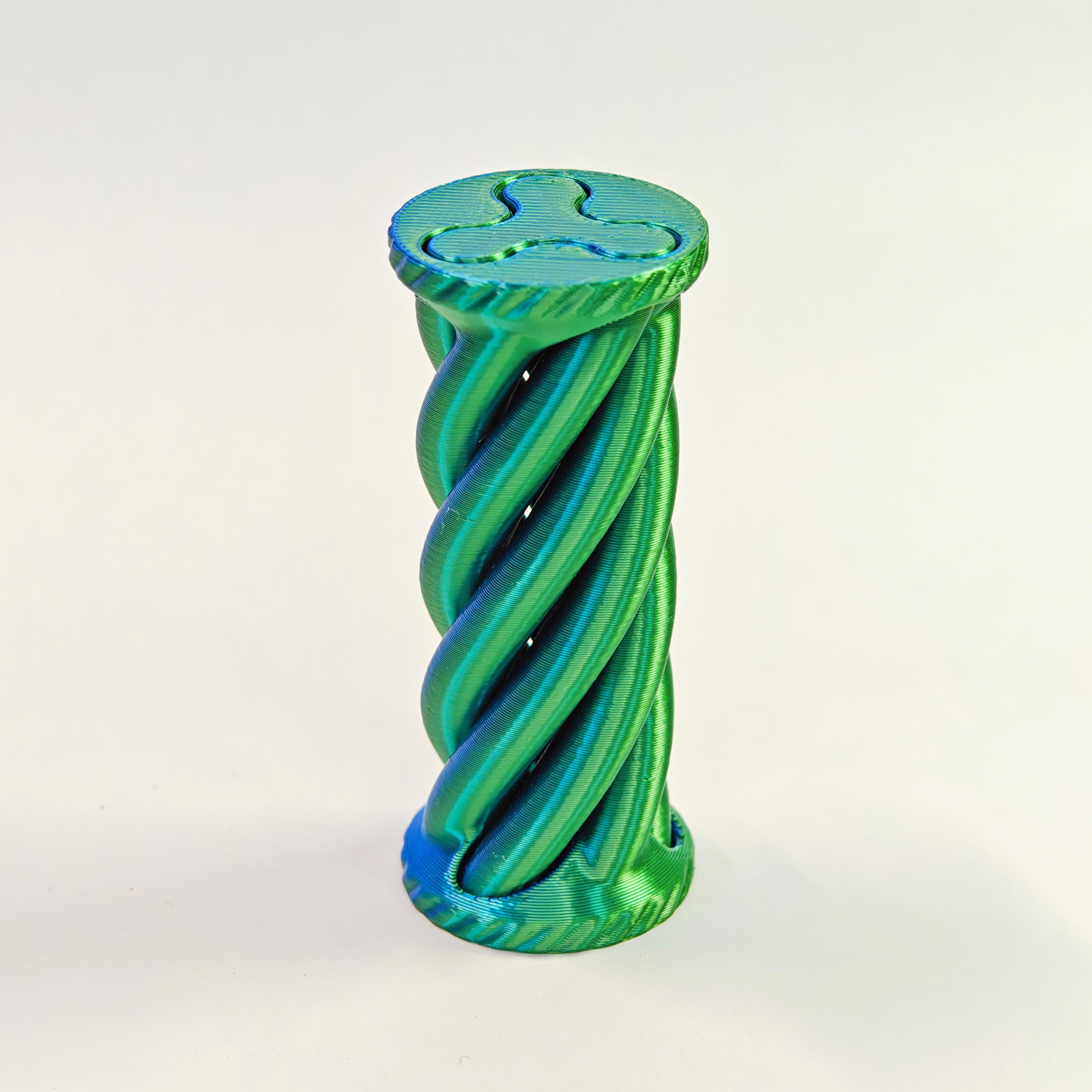 Miniatura 1 do modelo 3D 能重复螺旋穿越 解压玩具 TD1 小巧旋转纹  1小时打印