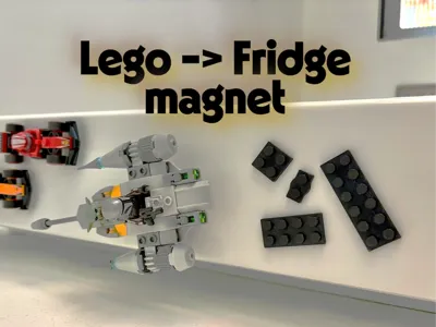 Legomagnet Tiles for Bricks to fridge magnets
